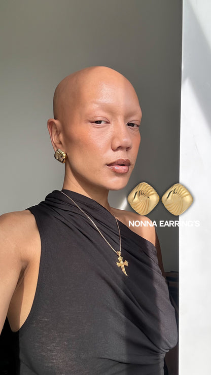 Nonna Earrings-Gold