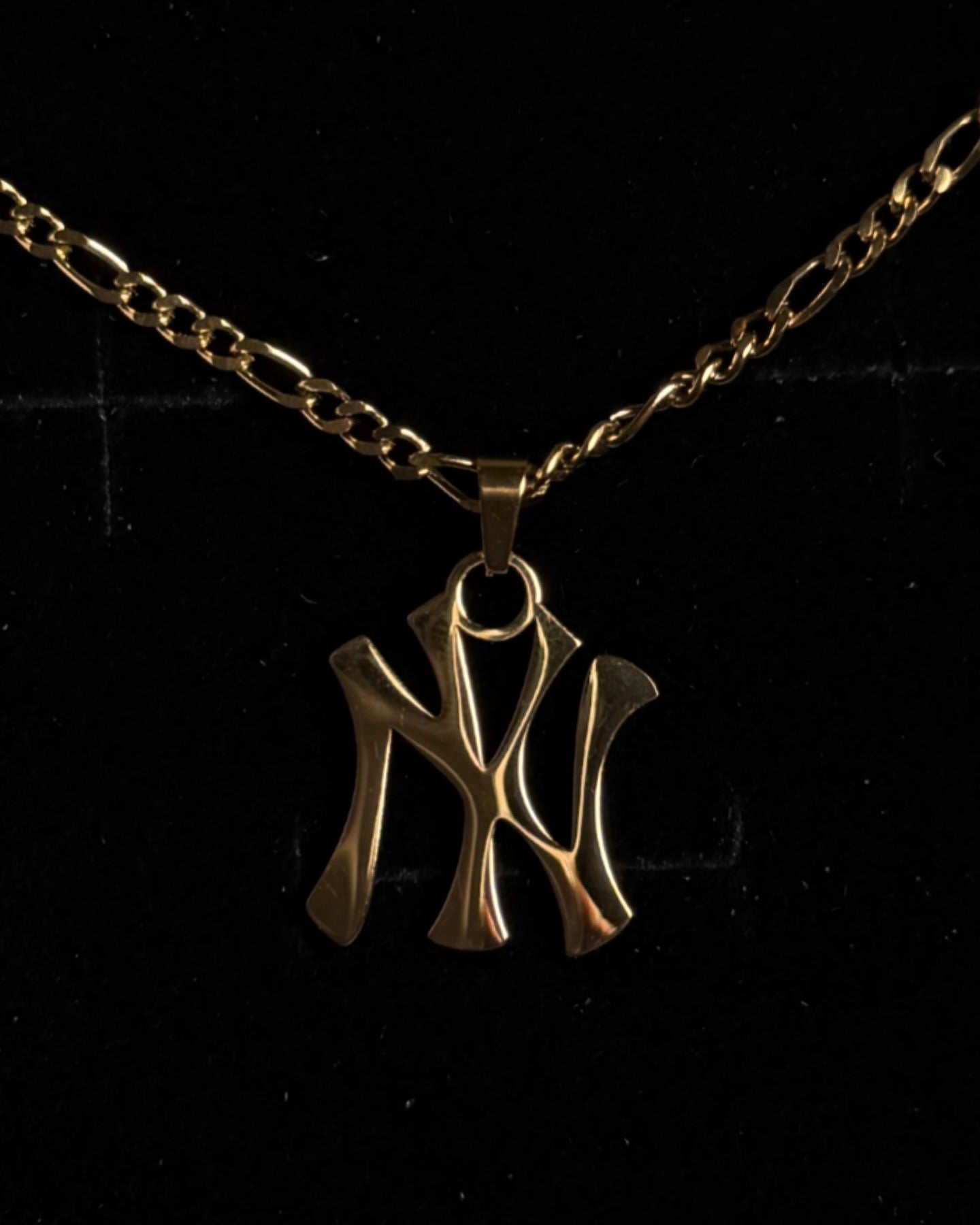 NY Yankee Necklace - Gold *PRE ORDER*