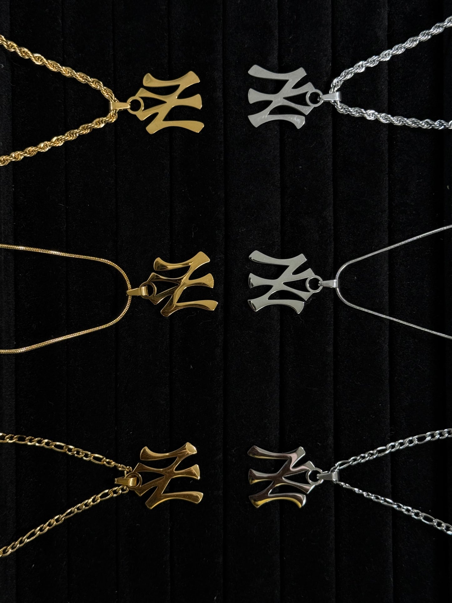 NYヤンキーネックレス - シルバー