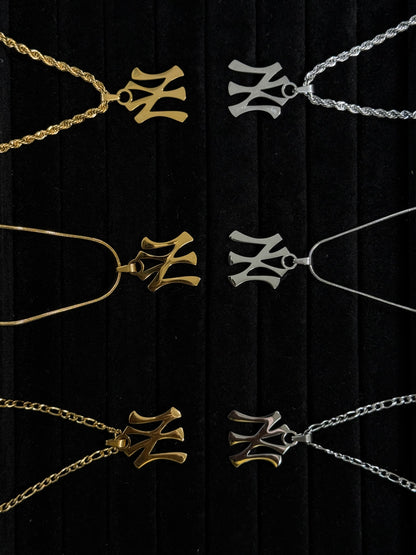 NYヤンキーネックレス - シルバー