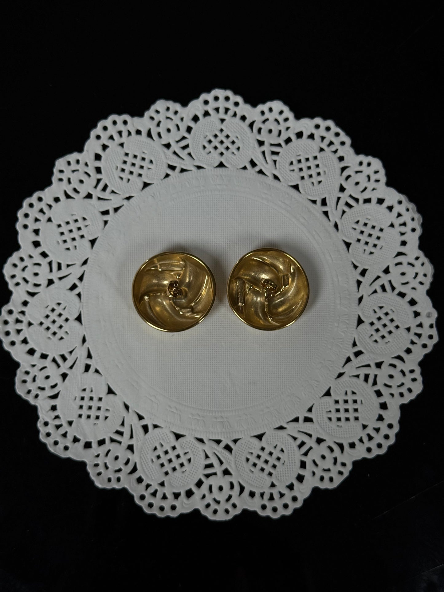 SS05 Gold Statement Stud *WATERPROOF & TARNISH-PROOF*