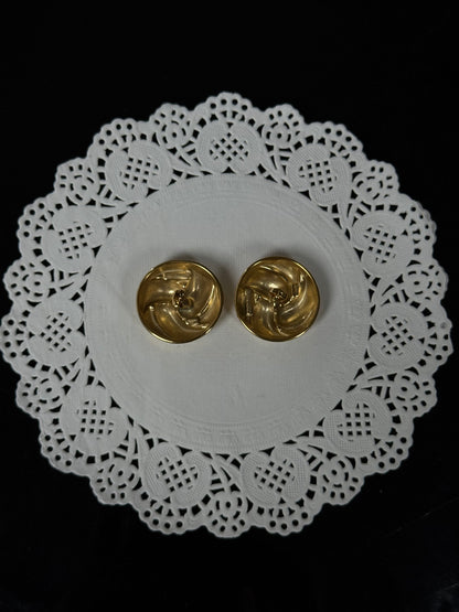 SS05 Gold Statement Stud *WATERPROOF & TARNISH-PROOF*