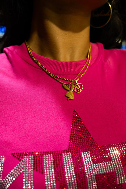 Playboy Necklace - 18K Gold-Plated
