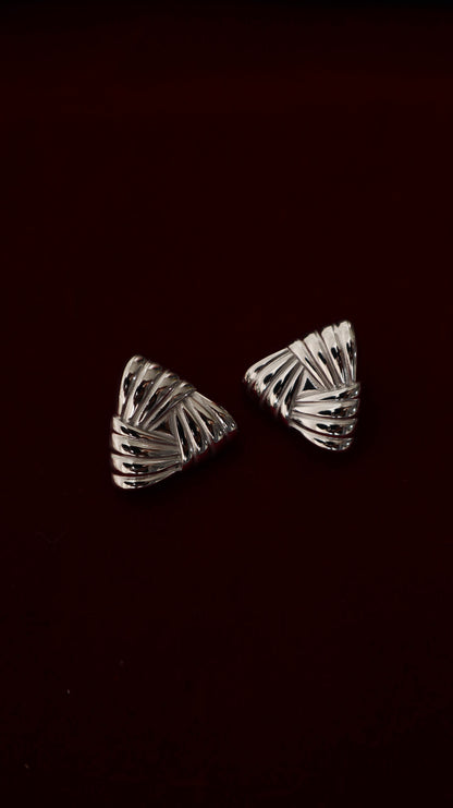 Tripoli Earrings - Silver