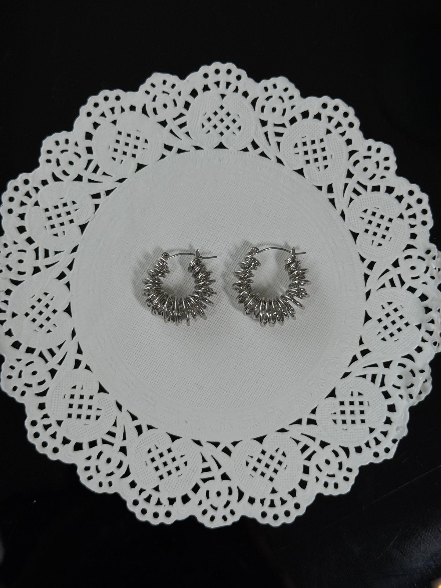 SS15 Hoops - Silver  *WATERPROOF & TARNISH-PROOF*