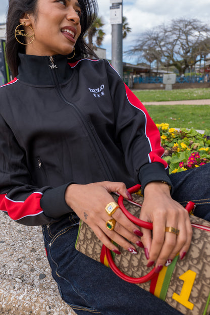 Custom Nameplate Hoops - Gold/Silver