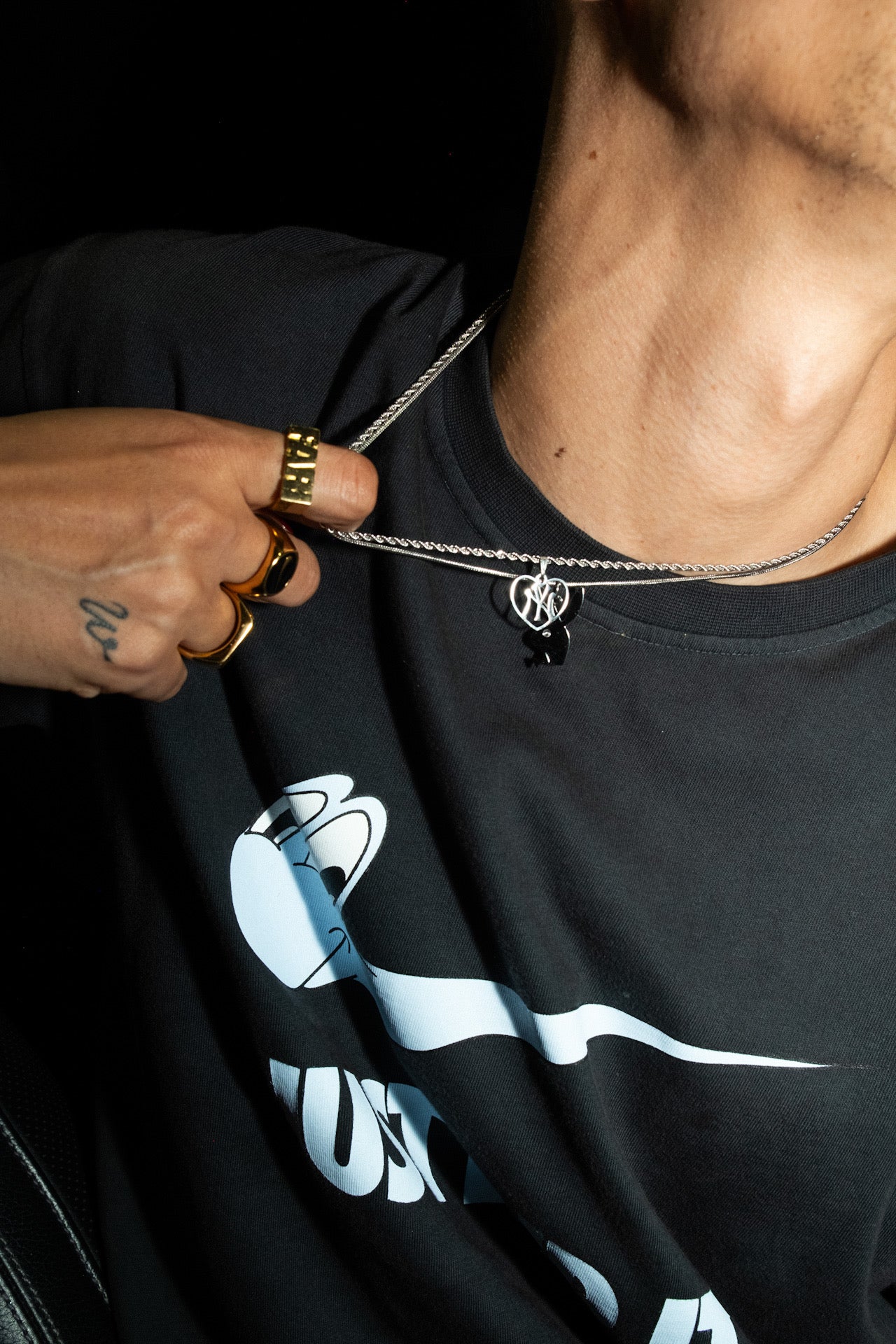 Playboy Necklace - Silver