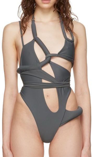 Entire Studios Gray S06 One-Piece Bodysuit (S)