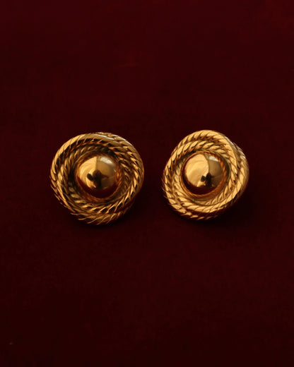 Button Earrings