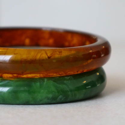 Thin Jelly Bangle Stack