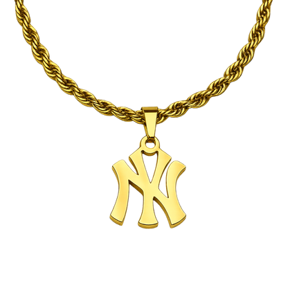 NYヤンキーネックレス - ゴールド