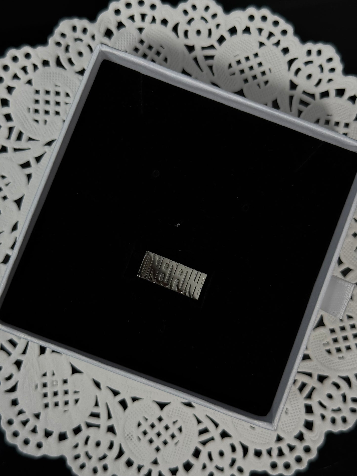 Nameplate Ring - Gold/Silver