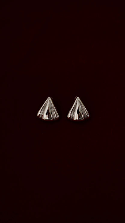 Pecan Earrings - Silver