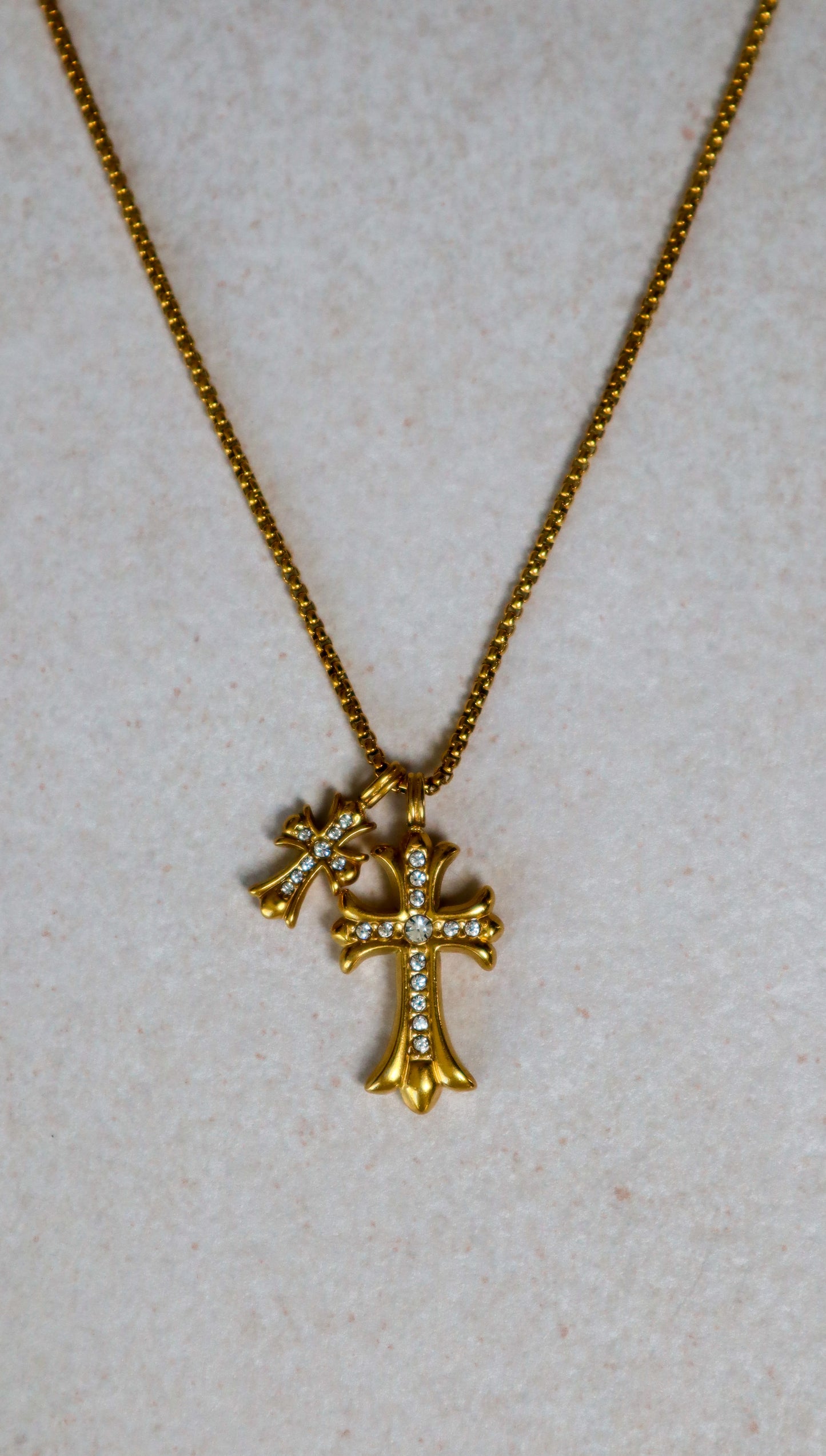 Twin Cross Pendant