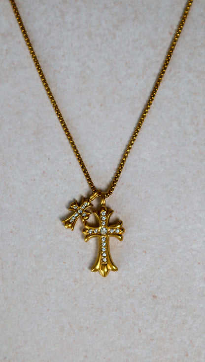 Twin Cross Pendant