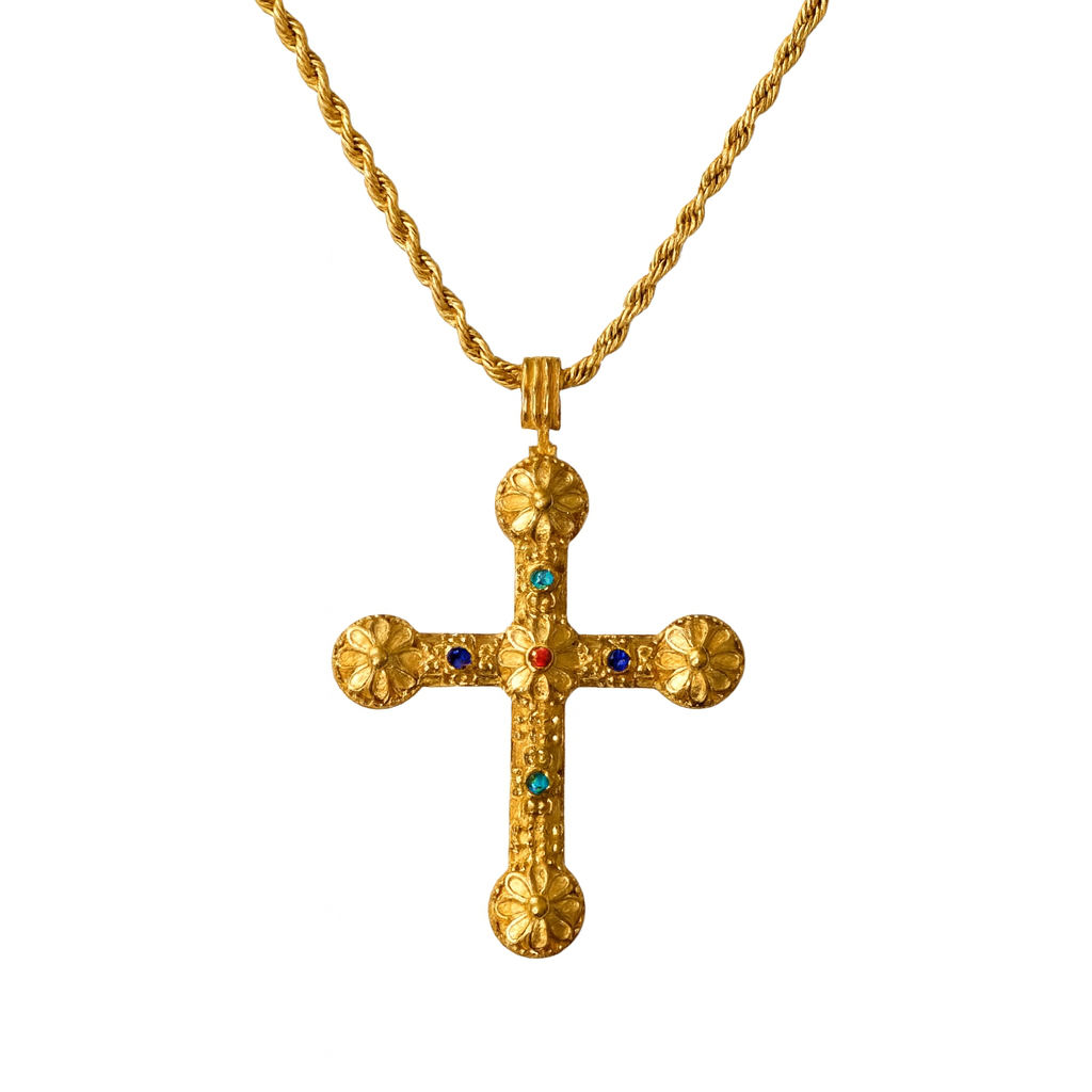 “Take Up Space” Cross Necklace