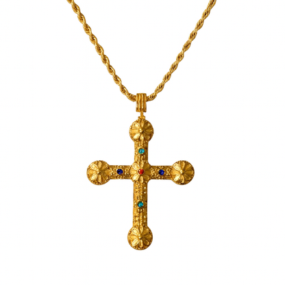 “Take Up Space” Cross Necklace