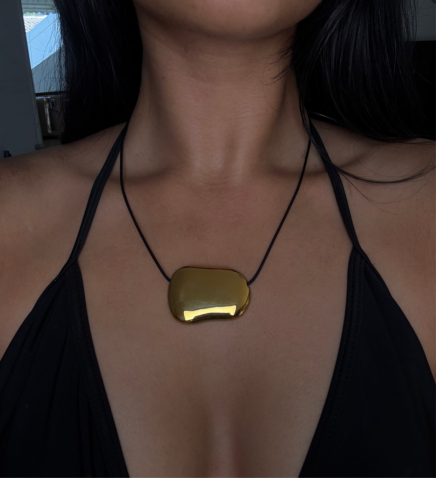 Pebble Necklace - Gold