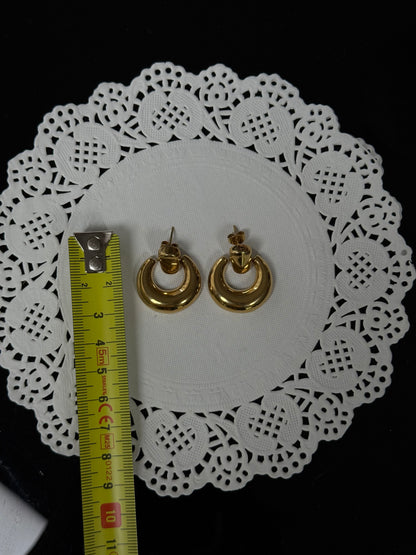 SS03 Gold Drop Earrings *WATERPROOF & TARNISH-PROOF*
