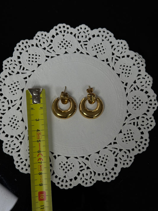SS03 Gold Drop Earrings *WATERPROOF & TARNISH-PROOF*