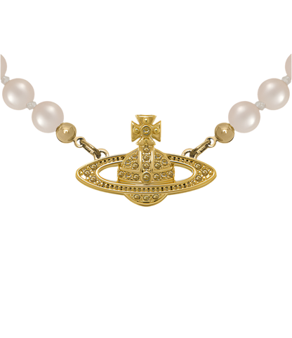 Saturn Pearl Choker- Gold