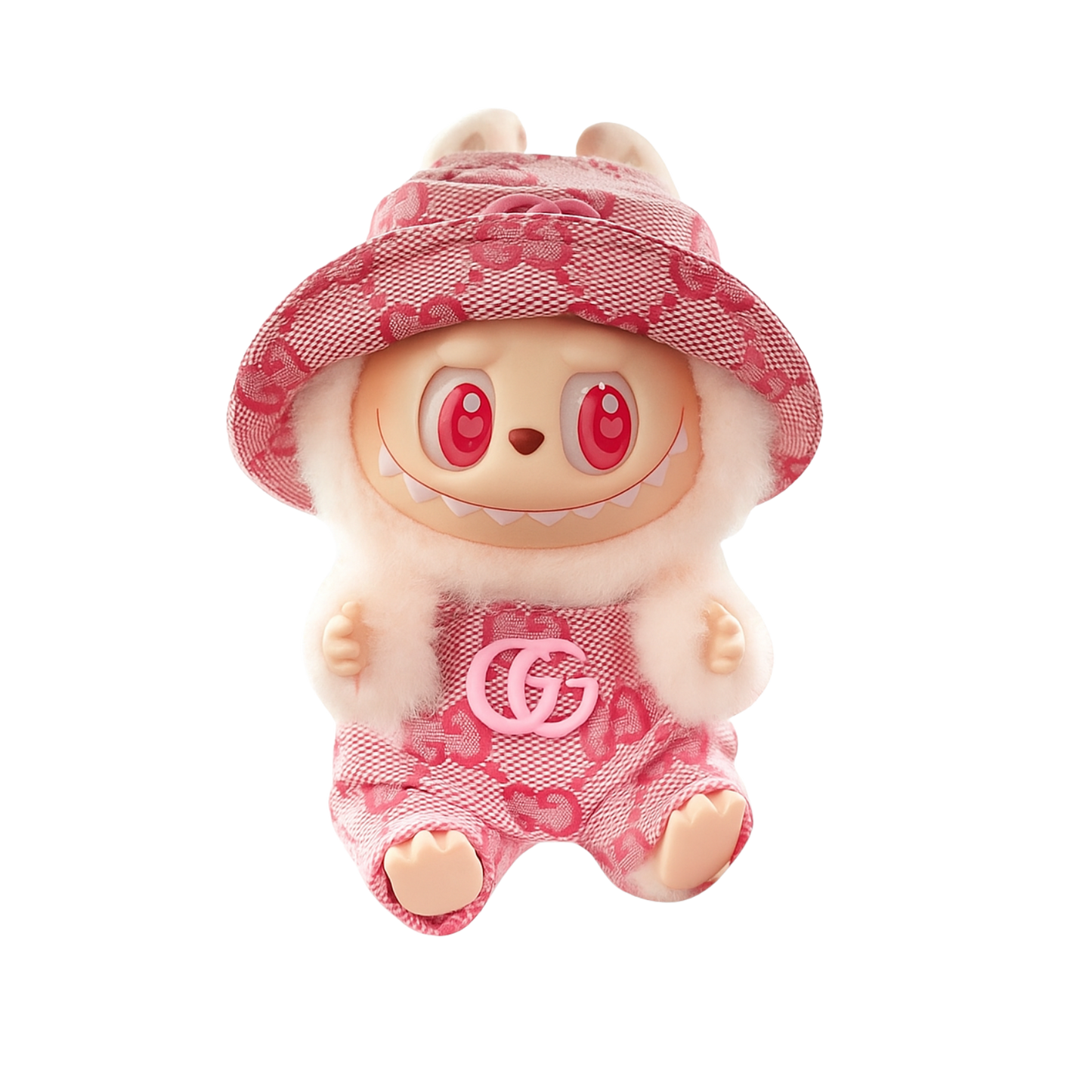 Pink GG Labubu Outfit