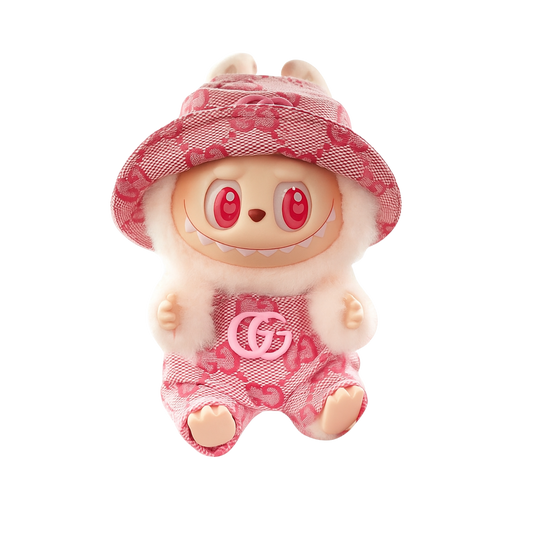 Pink GG Labubu Outfit