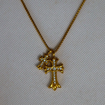 Twin Cross Pendant