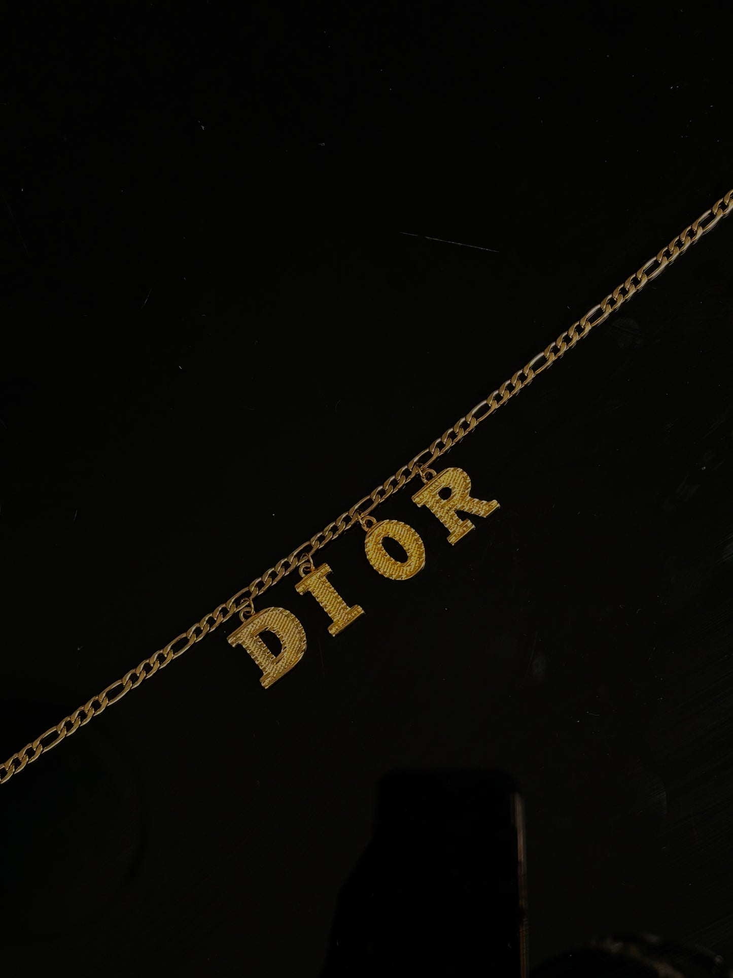 “DIOR” Charm Necklace