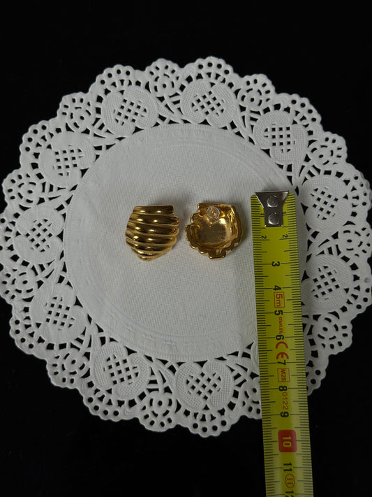 SS04 Gold Statement Earring *WATERPROOF & TARNISH-PROOF*