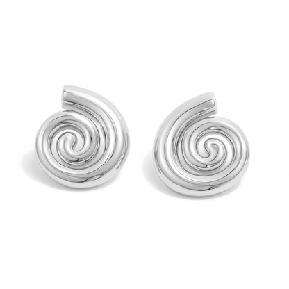 Swirl Earrings - Gold/Silver