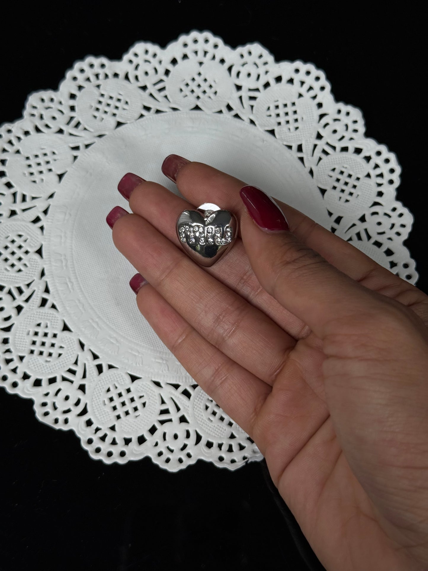 SS25 Miu Miu Dupe Heart Earrings