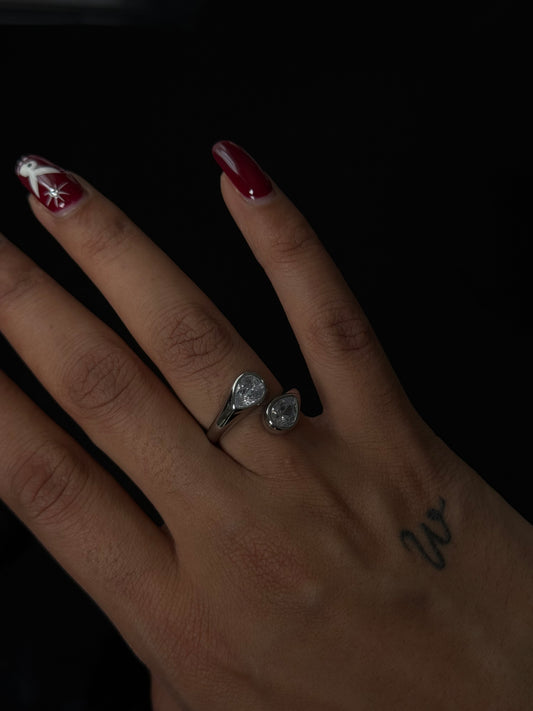 SS30 Silver Twist Ring *WATERPROOF & TARNISH-PROOF*