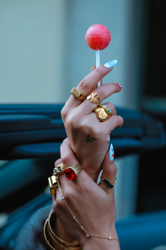 Yankee Love Ring - Gold/Silver