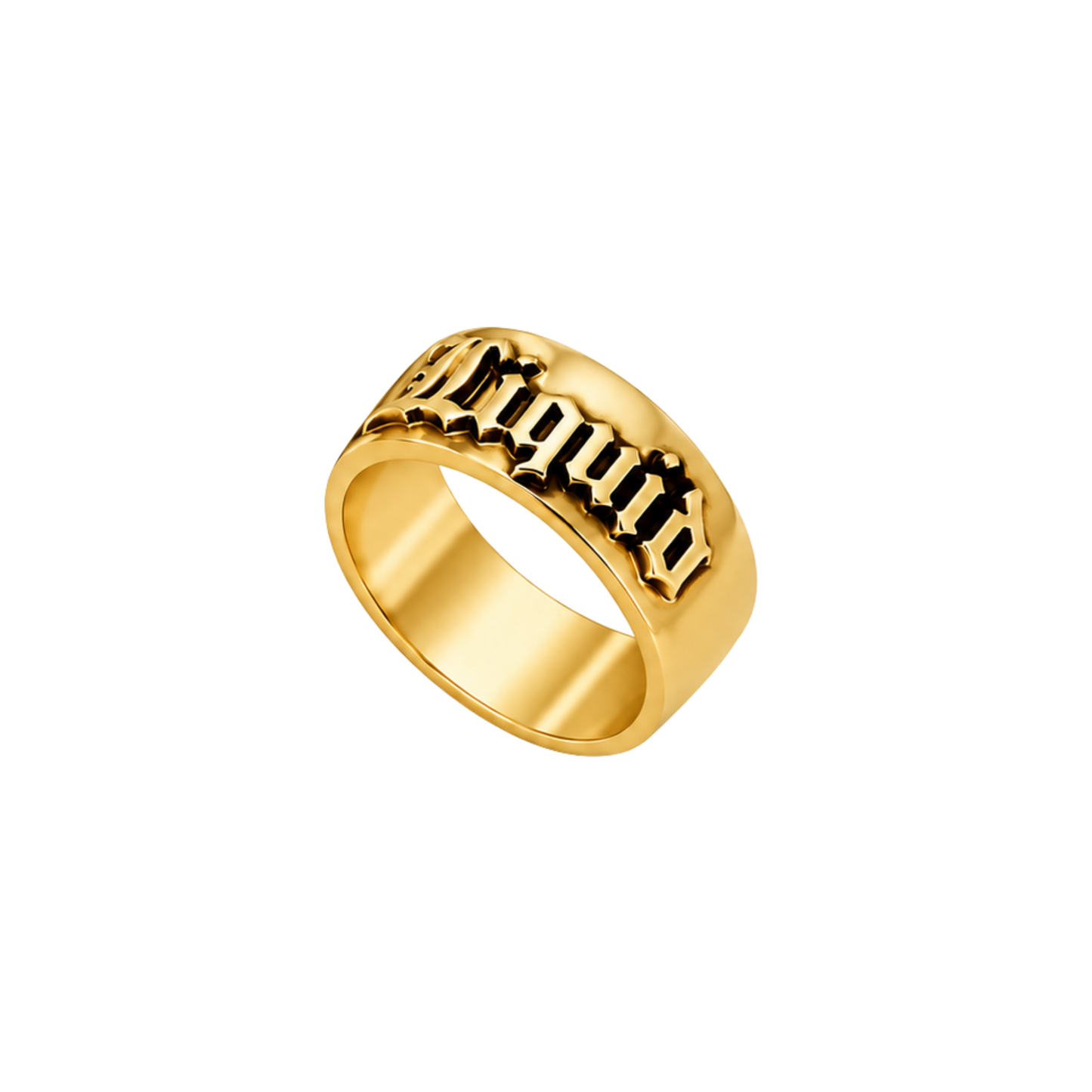 Personalised Statement Ring - 18K Gold-Plated