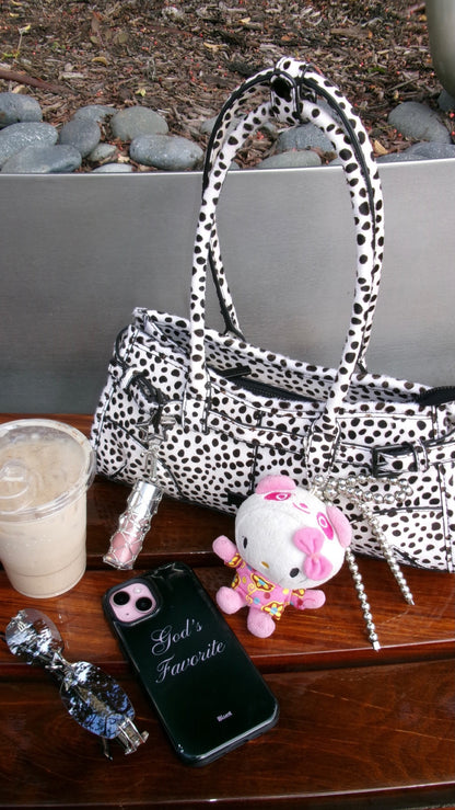 It-Girl Lip Gloss Holder Bag Charm - Silver Star