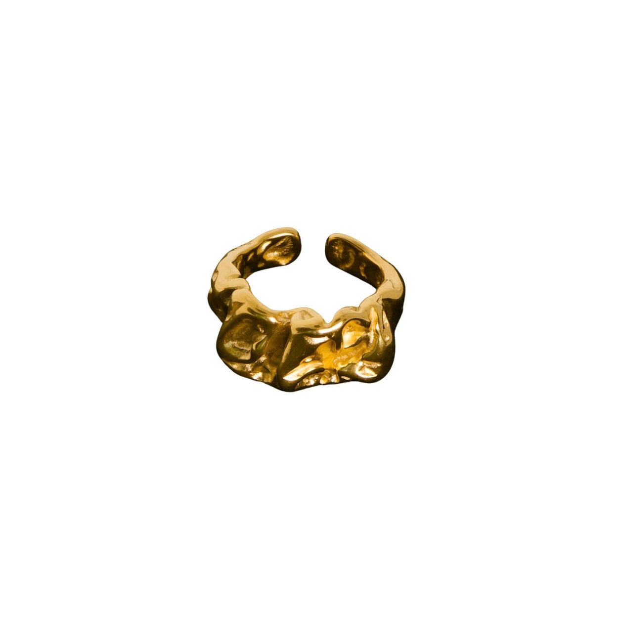 Melted Gold Ring