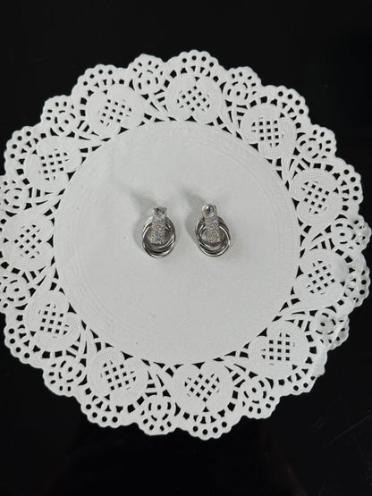 SS16 Knot Earrings - Silver *WATERPROOF & TARNISH-PROOF*