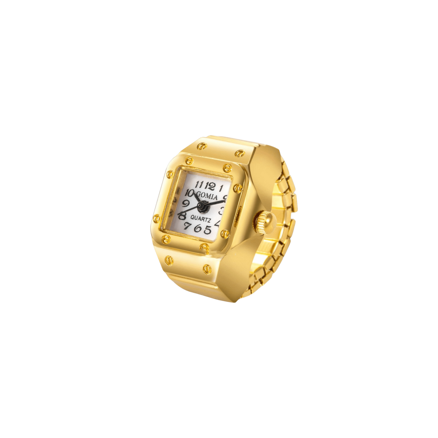 Retro Watch Ring - Gold/Silver