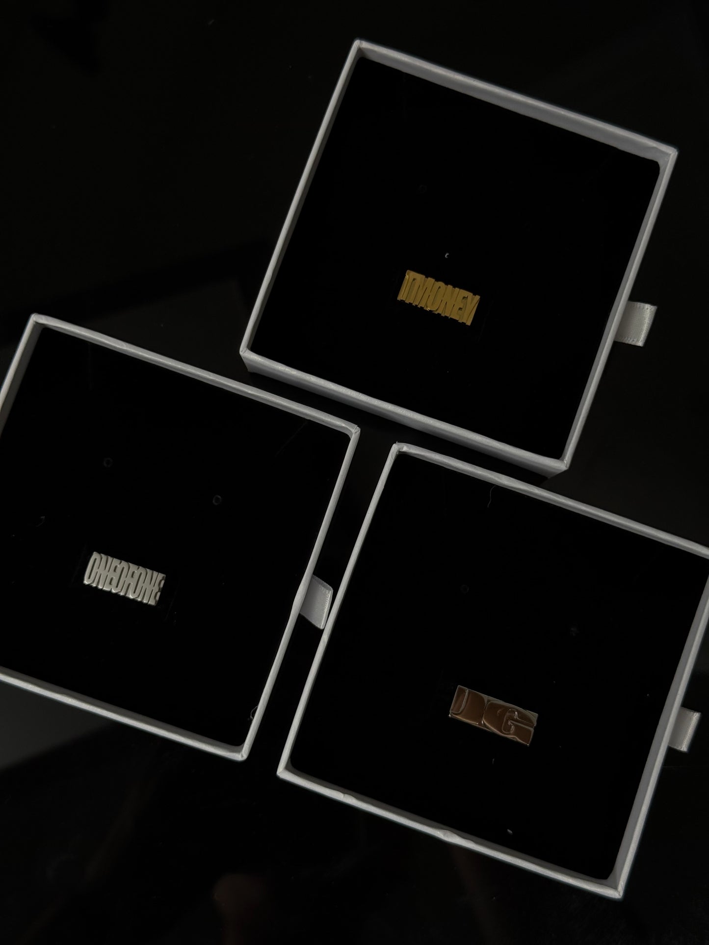 Nameplate Ring - Gold/Silver