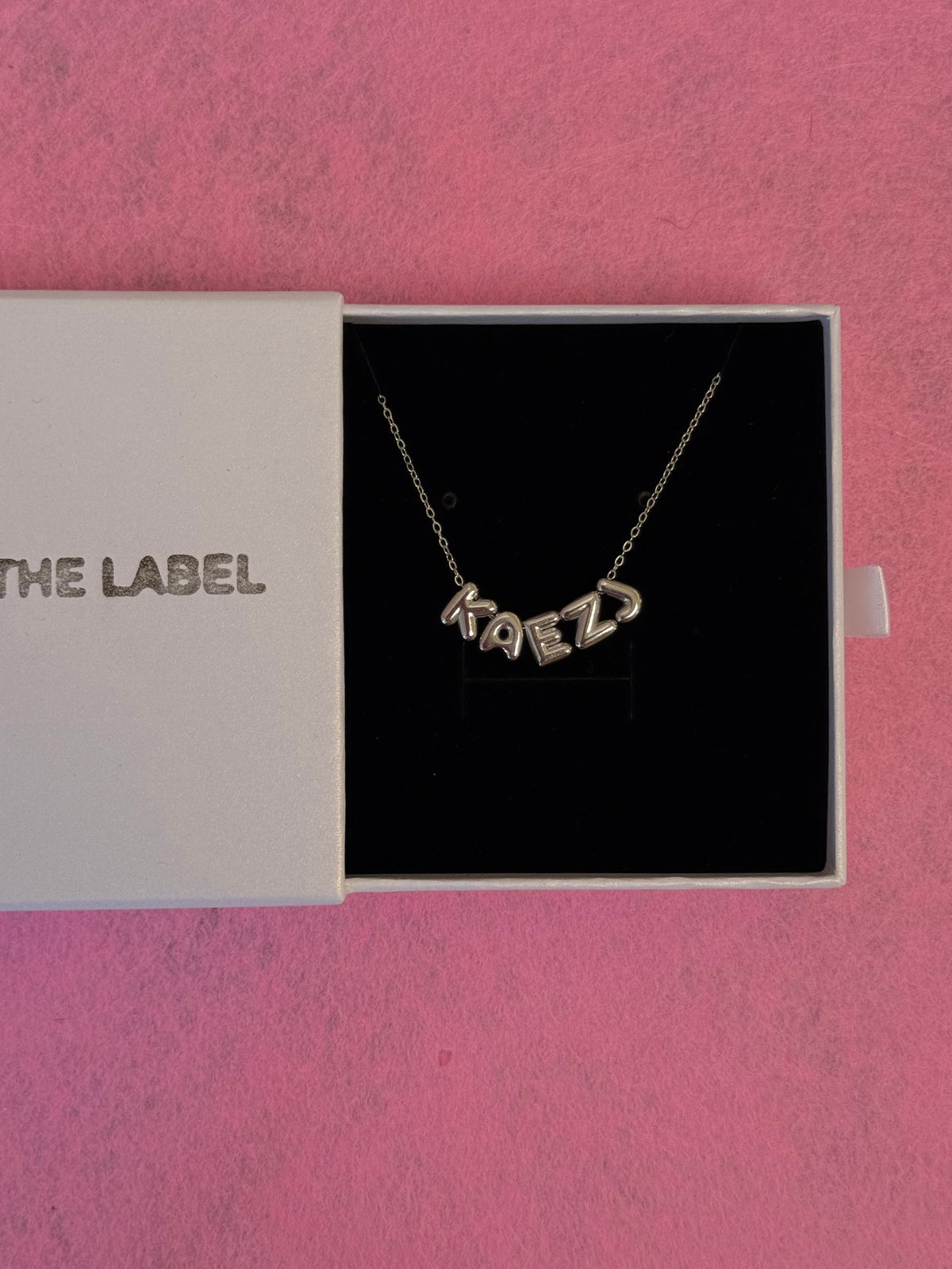 Personalised 3D Bubble Necklace -Gold/Silver