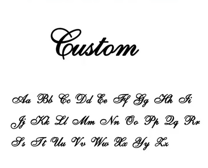 Custom Nameplate Necklace -18K Gold Plated/Silver