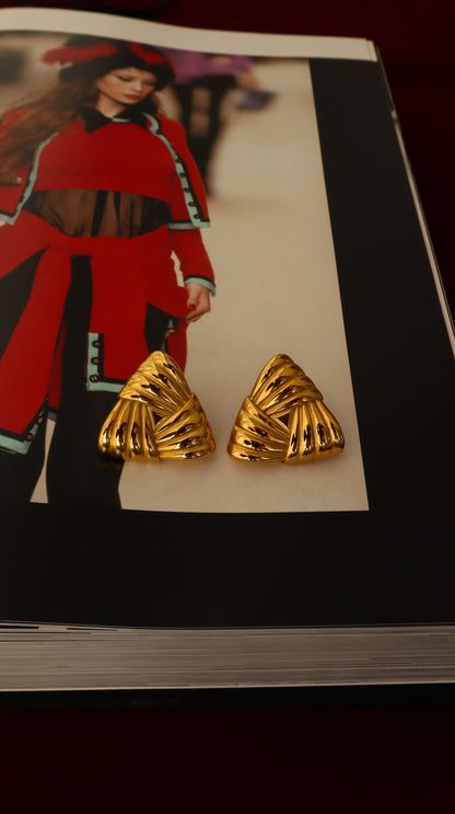 Tripoli Earrings - Gold