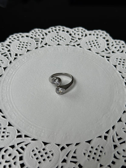 SS30 Silver Twist Ring *WATERPROOF & TARNISH-PROOF*