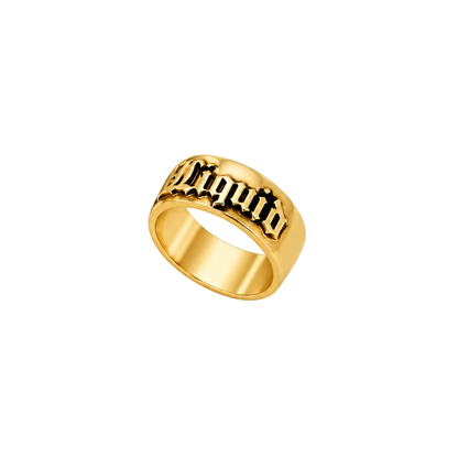 Personalised Statement Ring - 18K Gold-Plated