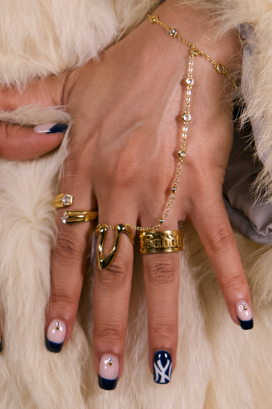 STARGIRL Ring -18K Gold-Plated