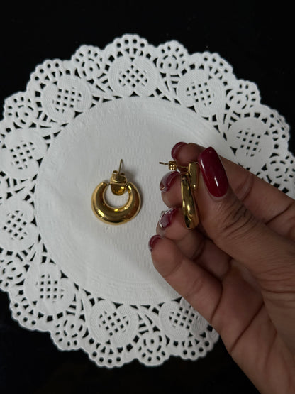 SS03 Gold Drop Earrings *WATERPROOF & TARNISH-PROOF*