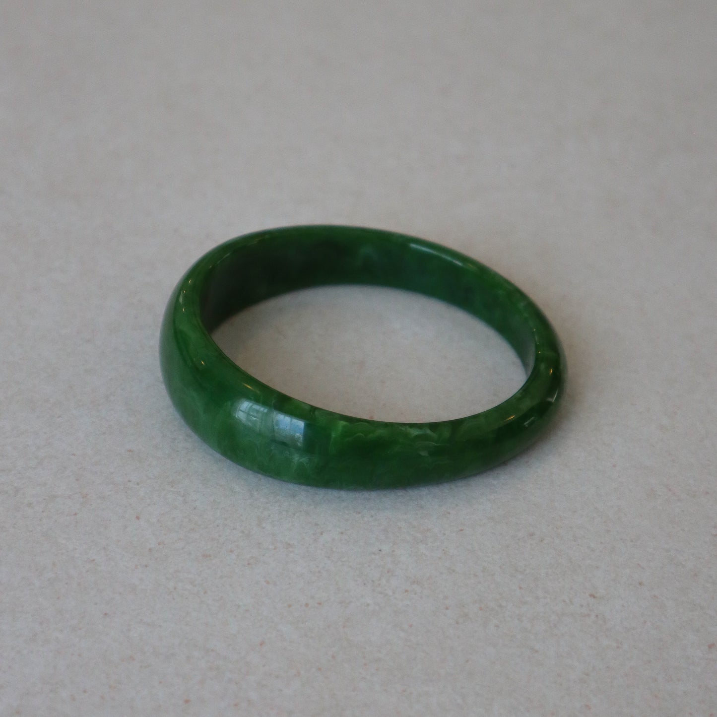 Thin Jelly Bangle - Green