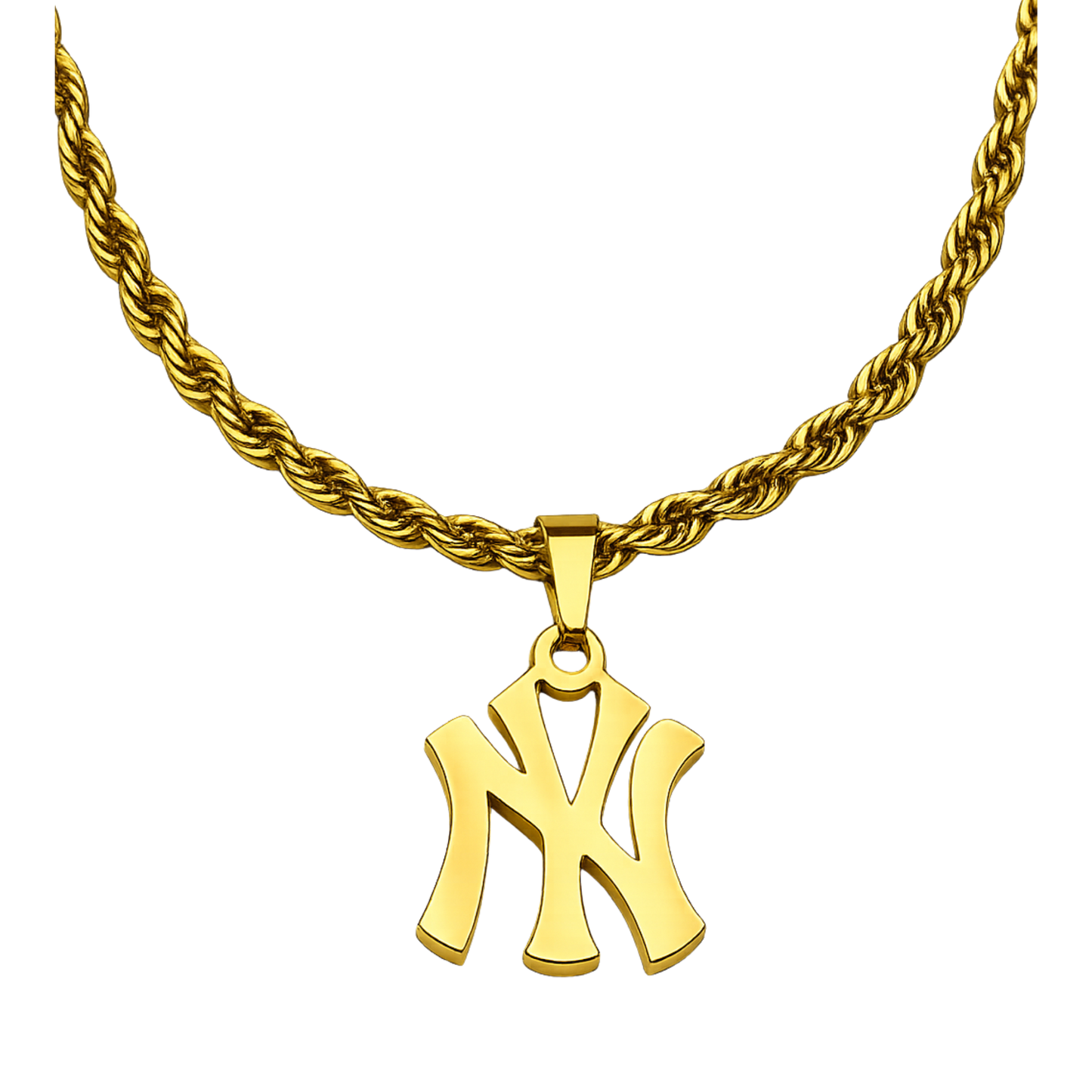 Yankee Power Rope Necklace- 18K Gold-Plated