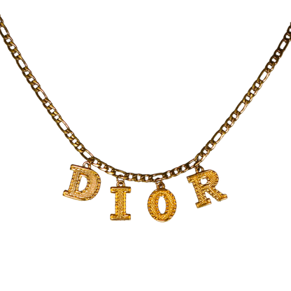 “DIOR” Charm Necklace